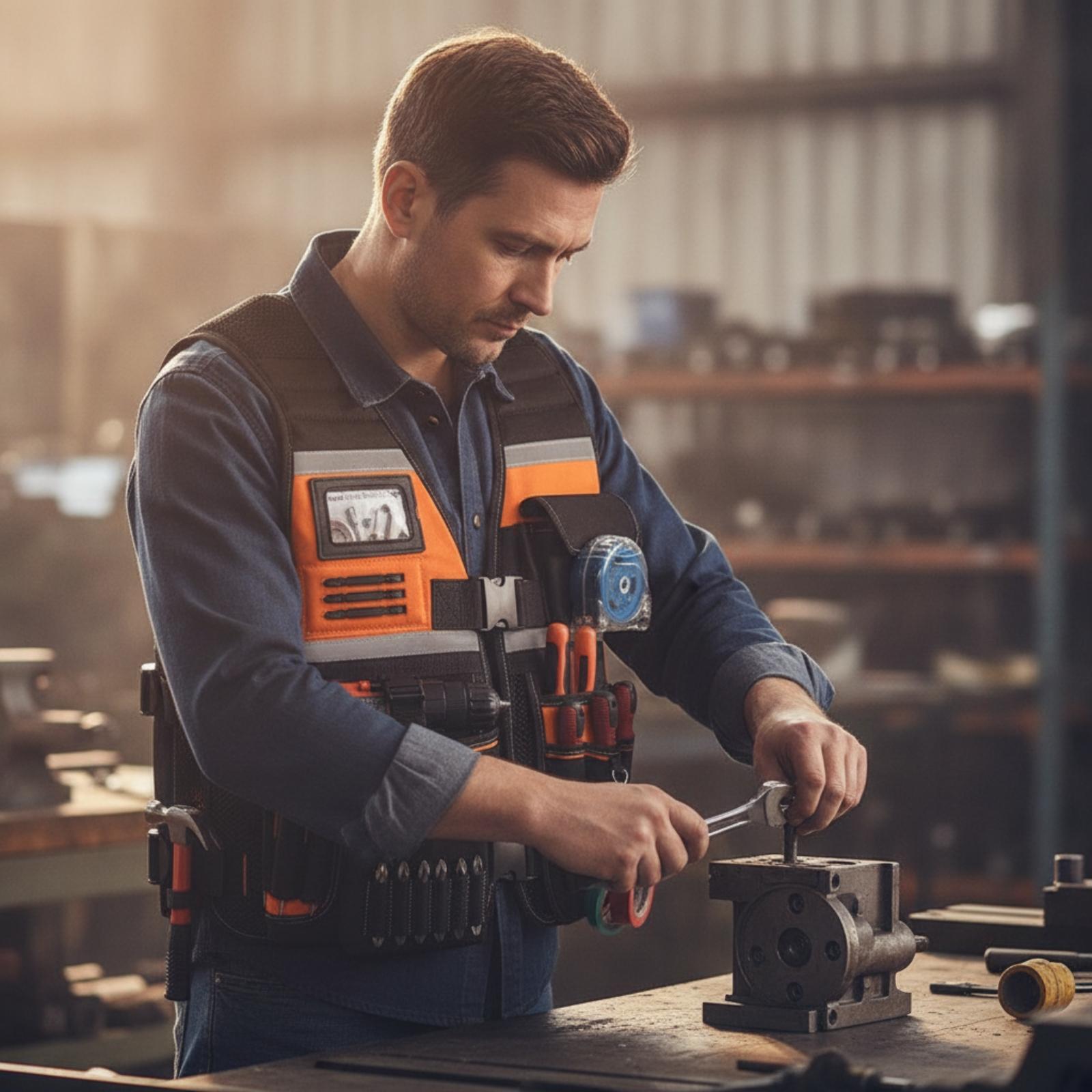 Gilet d'outils multifonctionne - Hand Tools In Workshop avis et prix